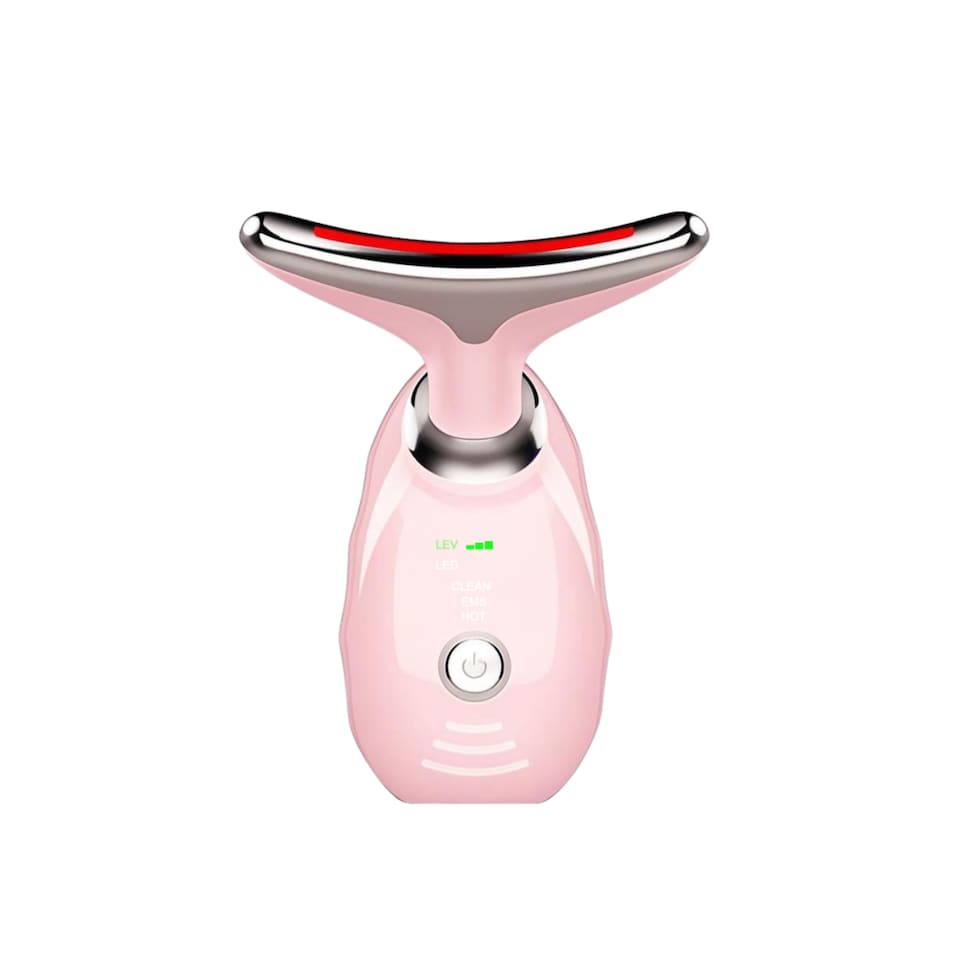 image 1 of Erth Skin London Age -Defying Face And Neck Massager Pink