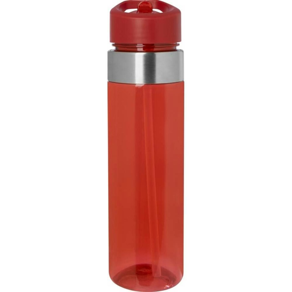 image 1 of Dylan Tritan Flip Up 650ml Water Bottle - Red - One Size