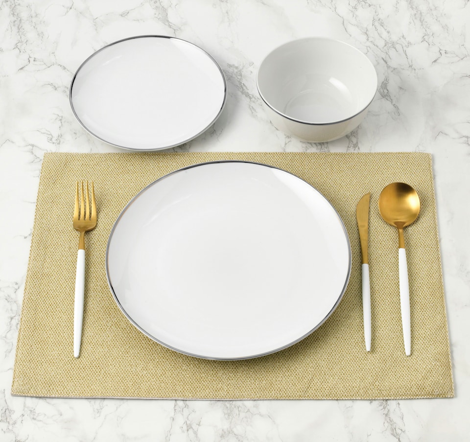 image 1 of 12pc Platinum Line Dinner Sets