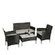 image 1 of Amazon 4 Piece Garden Rattan Set