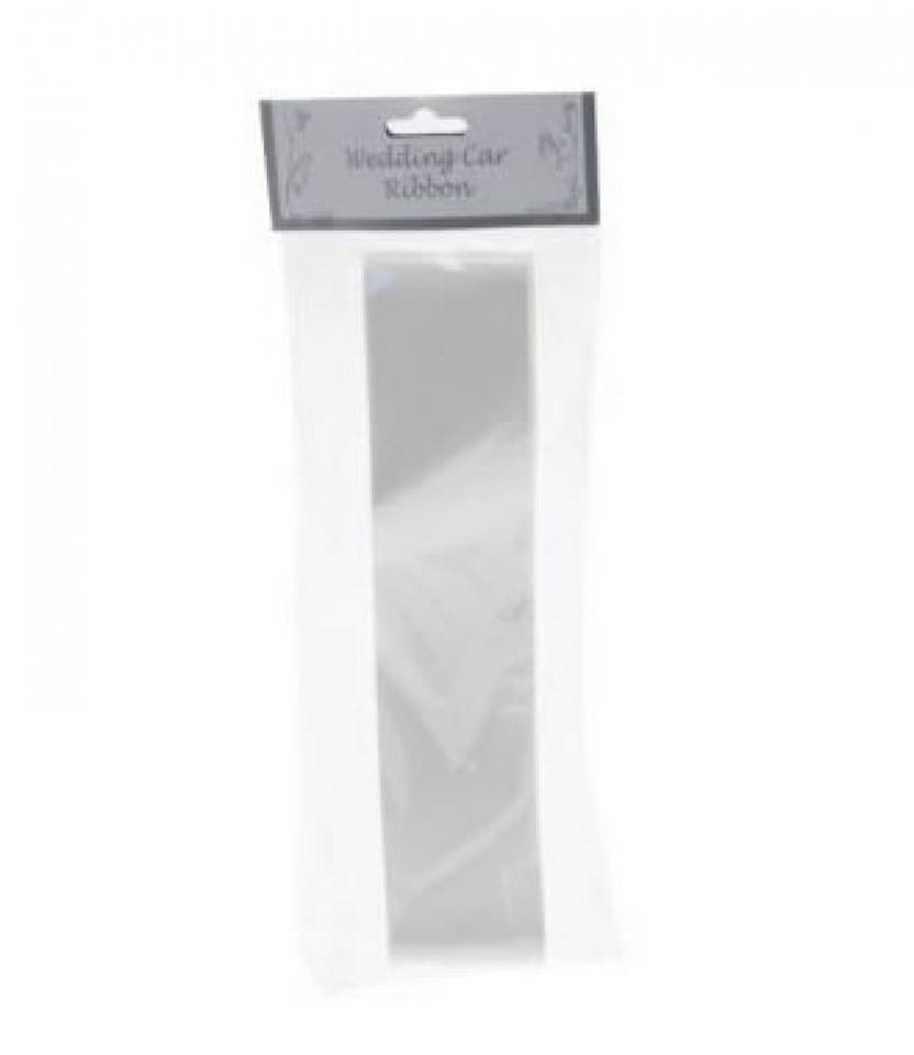Minerva White 50mm Wedding Car Ribbon (Value Pack of 3) for Bridal - per pack of 3