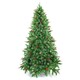 image 1 of Christmas Stockholm Pine Artificial Designer Tree Berries & Frosted Cones Mixed | Green | 8ft