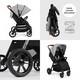 image 5 of Stomp Stride Stroller – from Birth to 22kg, Extra-Large Seat, Multi-Terrain Wheels, Raincover & UPF 50+ Hood (Pearl Grey)