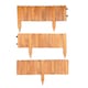 image 1 of Wooden Log Roll Style Garden Lawn Edging (70cm x 20cm) - 3 Panels