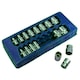 image 2 of 1/2" Drive Metric MM Shallow Sockets Bi-Hex 12 Sided 10mm - 30mm 17pc Set