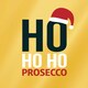image 1 of Ho Ho Ho Prosecco - Gold Foil Christmas Card