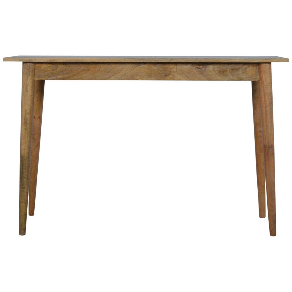 image 1 of Artisan Furniture Solid Wood 2 Drawer Nordic Writing Desk