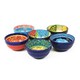 image 1 of Verano Spanish Ceramics Classic Spanish Set of 6 Tapas Bowls - 12cm | Multi | 6