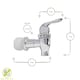 image 3 of Rink Drink Drinks Dispenser Spouts - Chrome - Pack of 2