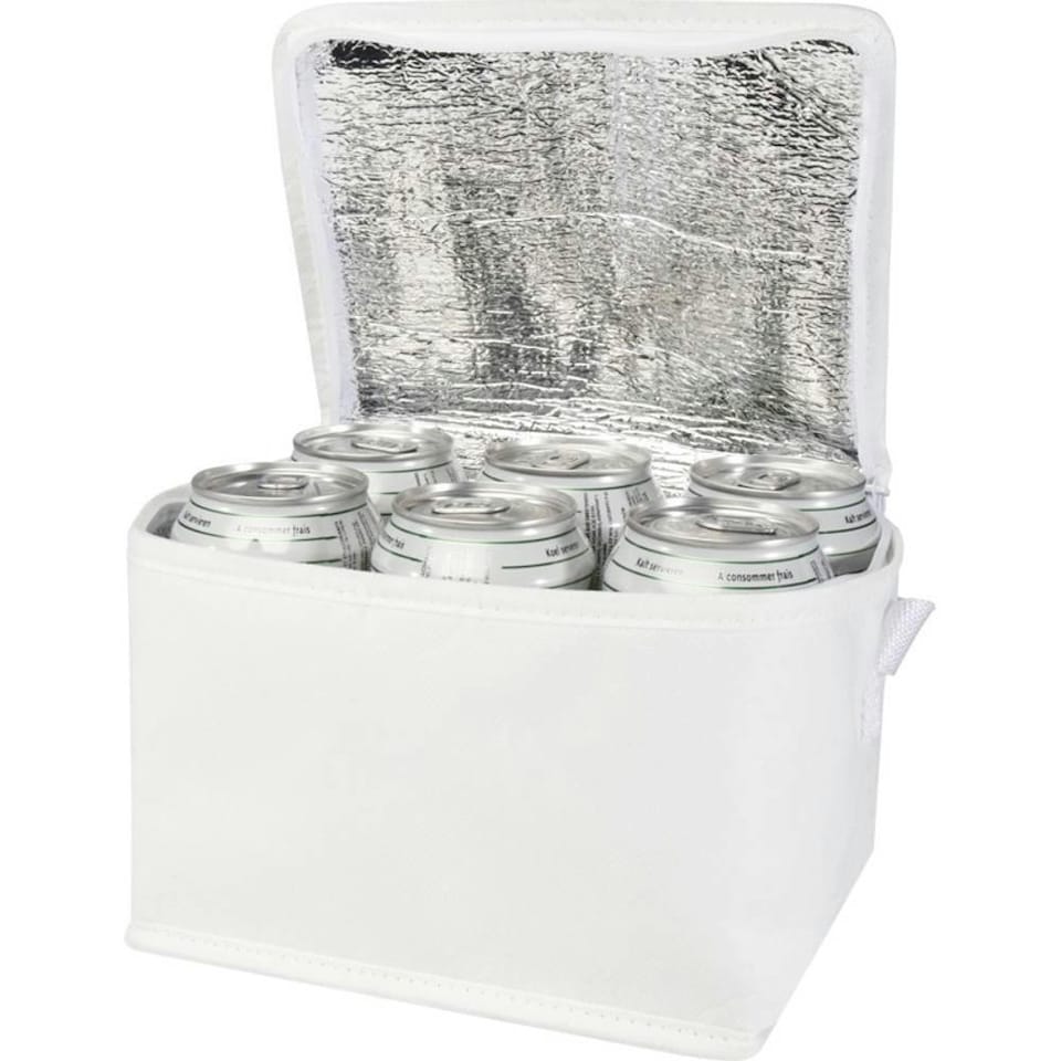 image 1 of Spectrum 4L Non-Woven Cooler Bag - White - One Size