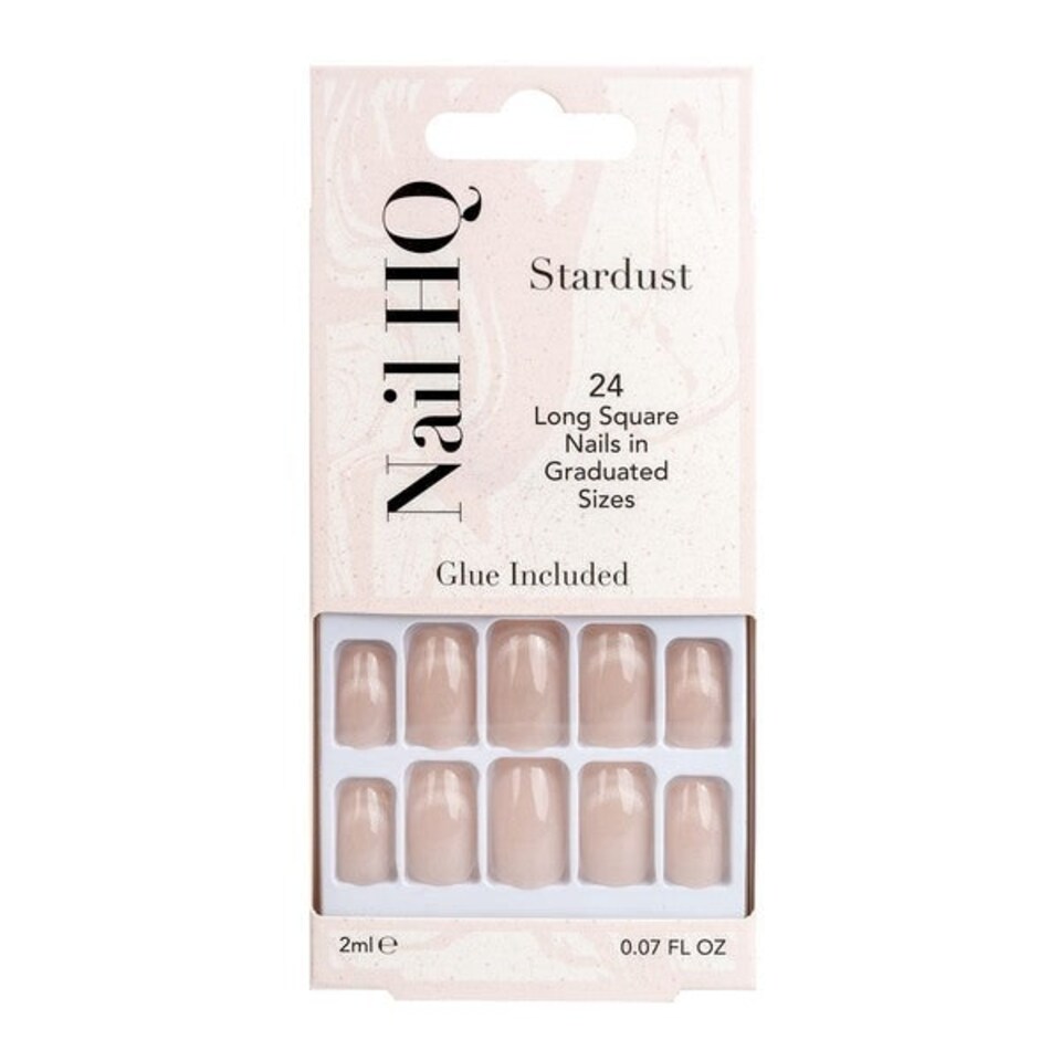 image 1 of Nail HQ Square Stardust Nails (24 Pieces)