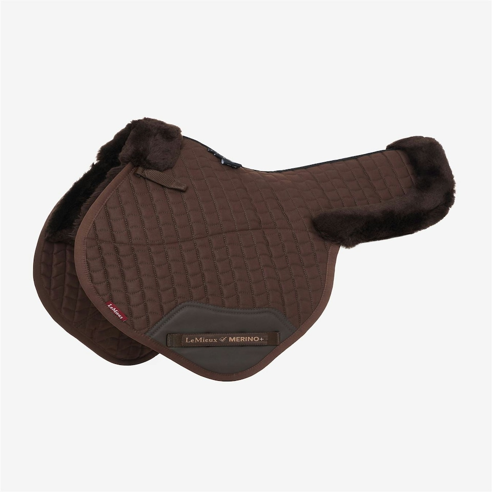 image 1 of LeMieux Merino+ Half Lined Close Contact Numnah Black | Medium