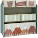 image 9 of ZONEKIZ Kids Storage Unit, Childrens Toy Storage Organiser, with 6 Fabric Bins 