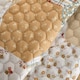 image 3 of Catherine Lansfield Floral Patchwork Quilted Bedspread | Cream | Natural | One Size