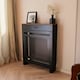 image 3 of Black Radiator Cover With Draw and Contrast Top Small