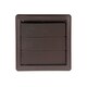 image 1 of Securlec Multi Fit Louvre Vent | Brown | Brown | 1