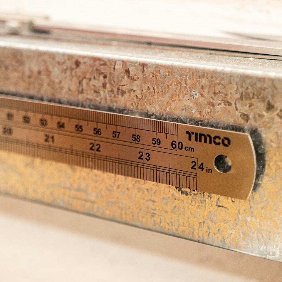 image 1 of Timco - Steel Ruler (Size 1000mm - 1 Each)