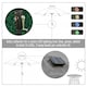 image 3 of Outsunny Garden Parasol Outdoor Tilt Sun Umbrella LED Light Grey