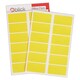 image 2 of Blick Labels, Yellow, Self Adhesive Stickers Office Pack, Rectangular, 25mm x 50mm, 320 Labels, For Home, Office, Family, School, Letters