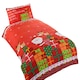 image 1 of Dear Santa Christmas Polycotton Kids Duvet Cover Set With Pillowcase Red | One Size
