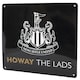 image 3 of Newcastle United FC Howay The Lads Tunnel Sign - Black/White - One Size