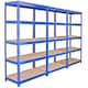 image 2 of 10 x Q-Rax 90 x 50 x 180cm Blue Blue