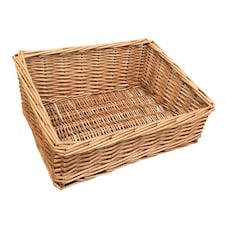 Light Steamed Wicker Display Tray Brown | Brown