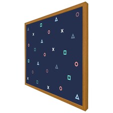 Hipster pattern (Picture Frame) Brown | Oak | S