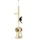 image 1 of PawHut 255cm Tall Cat Tree with Scratching Posts, Condo, Hammock, Beige