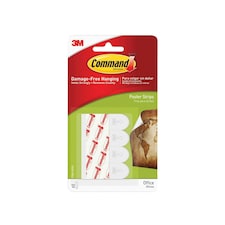 Command Poster Strips (pack 12) - Multi Colour - One Size