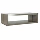 image 1 of Centre Table DKD Home Decor Crystal Aluminium Oak Tempered Glass (120 x 60 x 37,5 cm) N/A