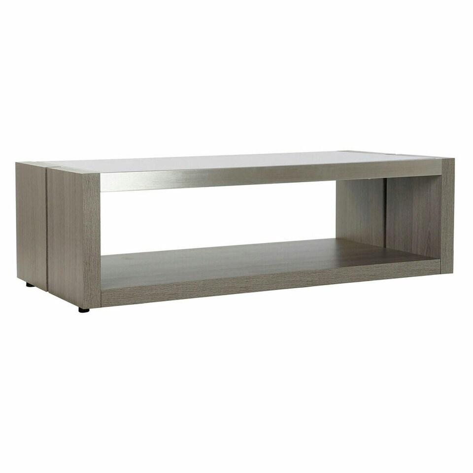 image 1 of Centre Table DKD Home Decor Crystal Aluminium Oak Tempered Glass (120 x 60 x 37,5 cm) N/A