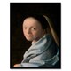 image 1 of Johannes Vermeer Framed Wall Art Print Study of a Young Woman Home Décor