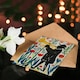 image 4 of Jazz Trombonist Music Musician Tulips Fun Colourful Birthday Anytime Card