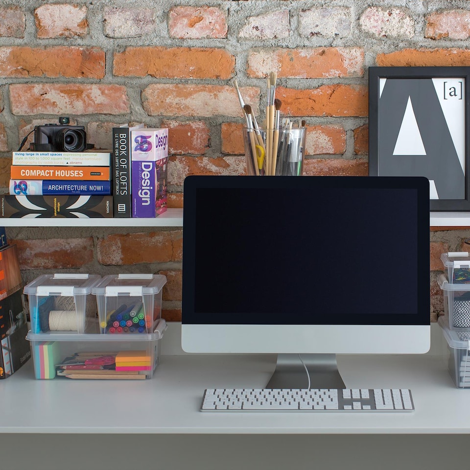 image 1 of SmartStore Different size Storage Box for Home with Clip Lid | Clear | 0.5L