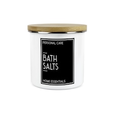 Inverted Minimalist Large Bath Salts Storage Canister