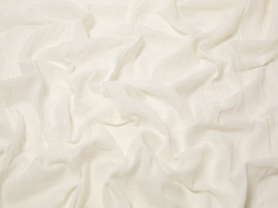 Minerva Core Range White Fire Retardant Muslin Fabric for Upholstery, 150cm / 59" Wide - per metre