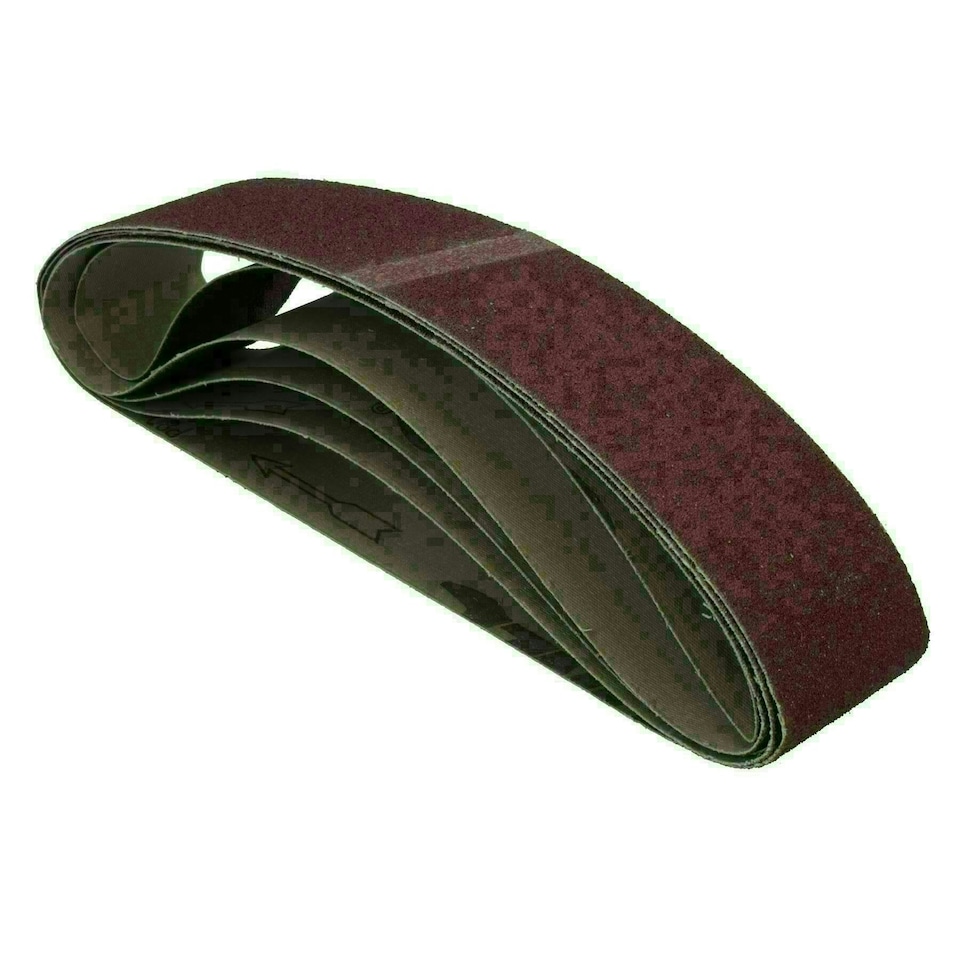 image 1 of 686mm x 50mm Durable Sanding Belts Medium 80 Grit Alu Oxide For Grinders 30pk