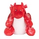 image 4 of Mumbles Zippie Dragon Plush Toy | Red | Red | One Size | 1