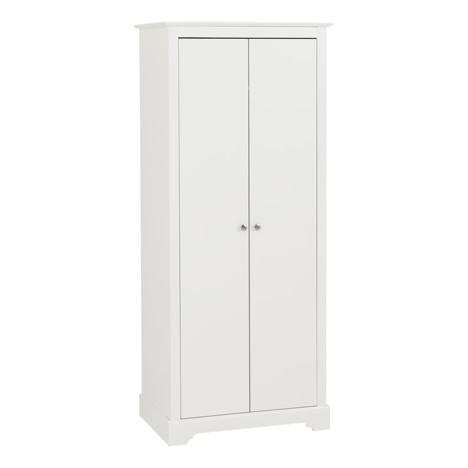 image 1 of Stratford 2 Door Wardrobe - L54 x W80 x H188 cm - White | White