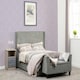 image 7 of Nevada 2 Drawer Bedside Cabinet Grey