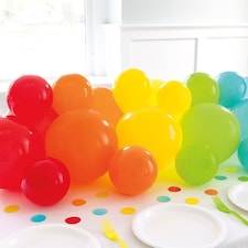 Rainbow DIY Garland Balloon Arch Kit With Confetti