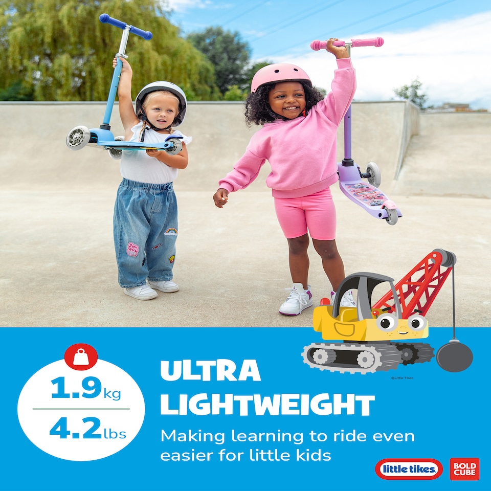 image 1 of Kids 3 Wheel Scooter | Blue | Navy