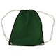 image 1 of Westford Mill Cotton Gymsac Bag - 12 Litres - Bottle Green - One Size Green | One Size