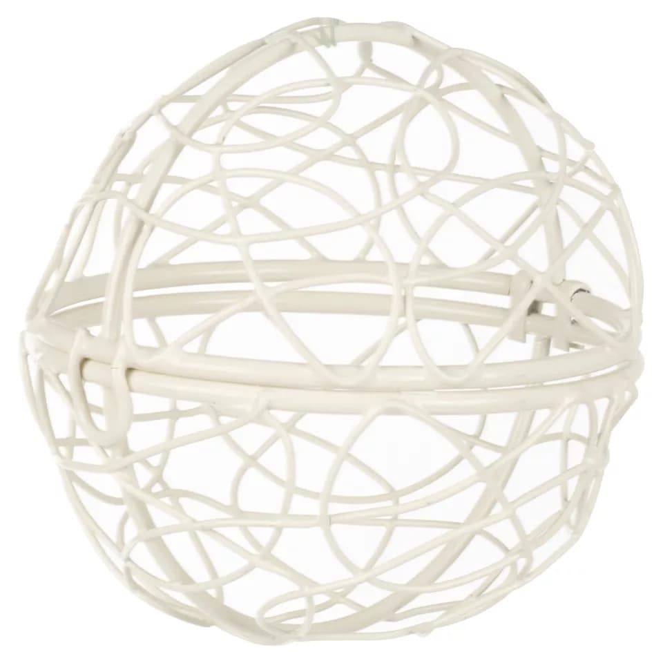 image 1 of 6-Pcs Metal Mesh Bridesmaid Ball Hanger | White | 6