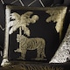 image 2 of Laurence Llewelyn-Bowen Tiger Tiger Filled Cushion Black