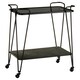 image 2 of Maison by Premier Trento Cart with Grey Glass Top