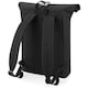 image 3 of Bagbase Roll-Top Backpack / Rucksack / Bag (12 Litres) - Black - One Size