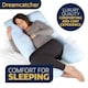 image 4 of Dreamcatcher U-Shaped Pregnancy Pillow Maternity Nursing Support Cushion Blue | Blue | Blue | U Shape - Blue | 1