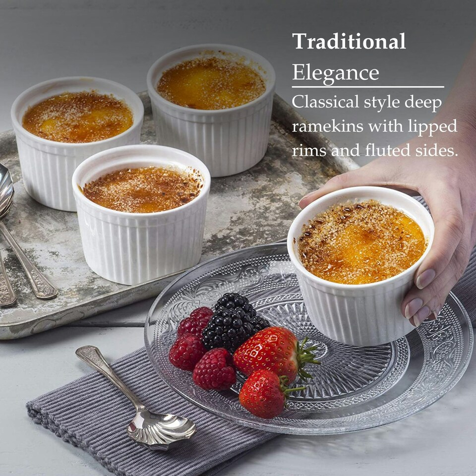 image 1 of Wm Bartleet & Sons Porcelain Deep Ramekin Set (9cm), Set of 4 | Multi | 4